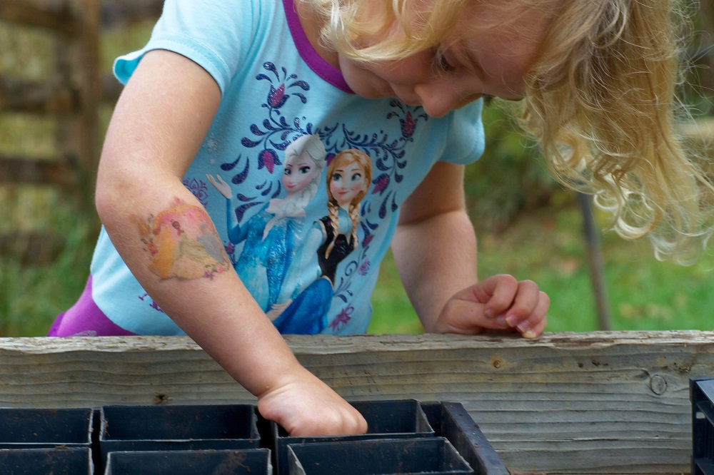 Giardinaggio con i bambini
